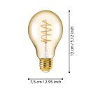 Eglo LED Spiral Filament A75 Birne 4W = 25W E27 Gold...