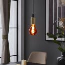 Eglo LED Spiral Filament A75 Birne 4W E27 Kupfer 400lm extra warmweiß 2000K DIMMBAR