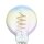 Eglo LED Spiral Filament Globe G80 4W = 21W E27 Regenbogen 200lm extra warmweiß 2000K DIMMBAR