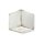 Ferroluce Wandlampe Leuchte Vintage Retro Weiß 10x10cm max. 53W G9 handgefertigt Keramik