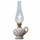 Ferroluce Tischleuchte Lampe Pompei Vintage Weiß...
