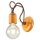 Ferroluce Wandleuchte Lampe Vintage gelb max. 53W E27 handgefertigt Keramik