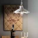 Ferroluce Deckenlampe Pendelleuchte Belluno weiß rund Ø30cm max. 75W E27 kürzbar