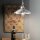 Ferroluce Deckenlampe Pendelleuchte Belluno weiß rund Ø30cm max. 75W E27 kürzbar