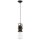 Ferroluce Pendelleuchte Hängelampe Urban schwarz Ø10,5cm max. 53W E27 handgefertigt Keramik