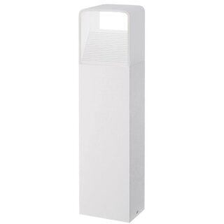 Eglo LED Außenlampe Pollerleuchte Doninni Weiß 40cm IP44 5W 430lm warmweiß 3000K