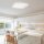 Fischer & Honsel LED Deckenleuchte Hero weiß Ø50cm 50W 5200lm RGBW 2700-6500K stufenlos Dimmbar mit Fernbedienung Backlight