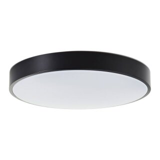 Brilliant LED Deckenleuchte Vadin schwarz Ø49cm 36W 3500lm RGBW 3000-6500K Dimmbar Nachtlicht & Timer Fernbedienung Amazon Google WiFi