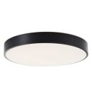 Brilliant LED Deckenleuchte Vadin schwarz Ø49cm 36W 3500lm RGBW 3000-6500K Dimmbar Nachtlicht & Timer Fernbedienung Amazon Google WiFi
