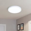 Eglo LED Deckenleuchte Aufbaupanel Fueva 5 Weiß Ø29cm 20,5W 2400lm Warmweiß 3000K
