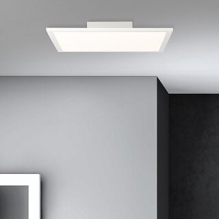 Brilliant LED Aufbaupanel Deckenleuchte Buffi Weiß eckig 40x40cm 24W 2400lm Neutralweiß 4000K B-Ware