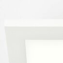 Brilliant LED Aufbaupanel Deckenleuchte Buffi Weiß eckig 40x40cm 24W 2400lm Neutralweiß 4000K B-Ware