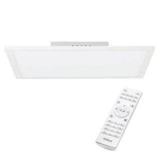 Brilliant LED Deckenleuchte Aufbaupanel Jacinda weiß 40x40cm 26W 2300lm 2700K-6500K CCT dimmbar Fernbedienung B-Ware