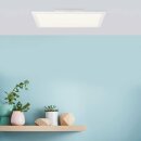 Brilliant LED Deckenleuchte Aufbaupanel Jacinda weiß 40x40cm 26W 2300lm 2700K-6500K CCT dimmbar Fernbedienung B-Ware
