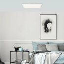 Brilliant LED Deckenleuchte Aufbaupanel Jacinda weiß 40x40cm 26W 2300lm 2700K-6500K CCT dimmbar Fernbedienung B-Ware