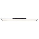 Brilliant LED Deckenleuchte Aufbaupanel Jacinda schwarz 120x30cm 35W 3800lm 2700K-6500K CTT dimmbar Fernbedienung B-Ware