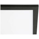 Brilliant LED Aufbaupanel Deckenleuchte Buffi Schwarz 40x40cm 20W 2400lm neutralweiß 4000K B-Ware