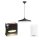Philips LED Pendelleuchte Deckenlampe Cher Schwarz 33,5W 3000lm CCT 2700K-6500K Fernbedienung Hue Bridge ZigBee