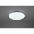 Reality Leuchten LED Deckenleuchte Lukida weiß Ø38cm 18W 2000lm RGBW 3000K-6000K Dimmbar Fernbedienung