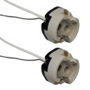 2 x BJB Keramikfassung G12 max. 1000W mit Zuleitung...