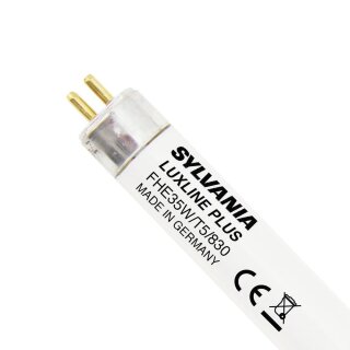 Sylvania Leuchtstofflampe T5 Röhre Luxline Plus TL T5 1449mm 35W/830 G5 3300lm warmweiß 3000K