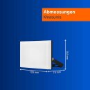 REV LED Strahler Außenleuchte Supra Anthrazit IP65...