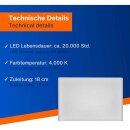 REV LED Strahler Außenleuchte Supra Anthrazit IP65 20W 1600lm neutralweiß 4000K