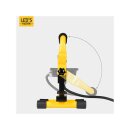 LED´s work LED Strahler Arbeitsleuchte IP65 20W 1800lm Neutralweiß 4000K Ständer Kabel Stecker