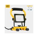 LED´s work LED Strahler Arbeitsleuchte IP65 20W 1800lm Neutralweiß 4000K Ständer Kabel Stecker