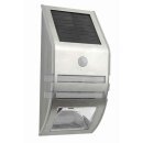REV LED Solar Wandleuchte Silber IP44 40lm Tageslicht...