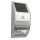 REV LED Solar Wandleuchte Silber IP44 40lm Tageslicht 6000K kaltweiß Sensor