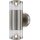 Globo LED Außenwandleuchte Carme Silber IP44 2 x 5W GU10 580lm warmweiß 3000K B-Ware