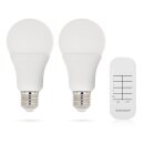 10er Set LED Leuchtmittel Birnen warmweiß 2700K mit Fernbedienung