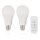 10er Set LED Leuchtmittel Birnen warmweiß 2700K mit Fernbedienung