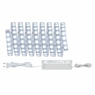 Paulmann LED Strip Function MaxLED 500 Basisset Silber IP44 3m 18W 1320lm Tageslicht 6500K kaltweiß 230/24V