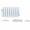 Paulmann LED Strip Function MaxLED 1000 Basisset Silber IP44 3m 35W 2640lm Tageslicht 6500K kaltweiß 230/24V