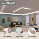 Paulmann LED Strip Function MaxLED 1000 Basisset Silber IP44 3m 35W 2640lm Warmweiß 2700K 230/24V