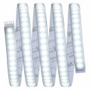 Paulmann LED Strip Function MaxLED 1000 Basisset Silber IP44 1,5m 18W 1320lm Tageslicht 6500K kaltweiß 230/24V