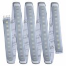 Paulmann LED Strip Function MaxLED 1000 Basisset Silber IP44 1,5m 18W 1320lm Tageslicht 6500K kaltweiß 230/24V