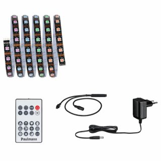 Paulmann LED Strip Function EntertainLED Dynamic Komplettset Weiß IP20 1,5m 3W RGB 230/12V