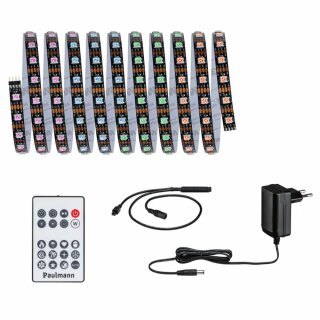Paulmann LED Strip Function EntertainLED Dynamic Komplettset Weiß IP20 3m 5W RGB 230/12V