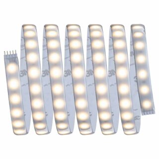 Paulmann LED Strip Function MaxLED 500 Erweiterungsset Silber IP44 2,5m 15W 1100lm Warmweiß 2700K 230/24V