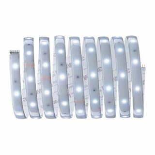 Paulmann LED Strip Function MaxLED 250 Erweiterungsset Silber IP44 2,5m 10W 600lm Tageslicht 6500K kaltweiß 230/24V