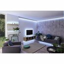 Paulmann LED Strip Function MaxLED 250 Erweiterungsset Silber IP44 2,5m 9W 575lm CCT 2700-6500K 230/24V
