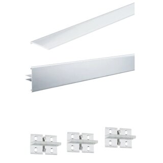 Paulmann Profil Leiste Basisset Duo 70519 Alu 2m Up&Down  für LED Strips inklusive Clips