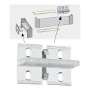 Paulmann Profil Leiste Basisset Duo 70519 Alu 2m Up&Down  für LED Strips inklusive Clips