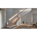 Paulmann Profil Leiste Basisset Duo 70519 Alu 2m Up&Down  für LED Strips inklusive Clips