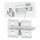 Paulmann Profil Leiste Basisset Duo 70519 Alu 2m Up&Down  für LED Strips inklusive Clips
