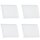 4 x Paulmann Delta Cover 70263 Satin für LED Strip Profile