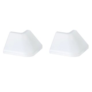 2 x Paulmann Delta Outside Corner 70265 Kunststoff für LED Strip Profile